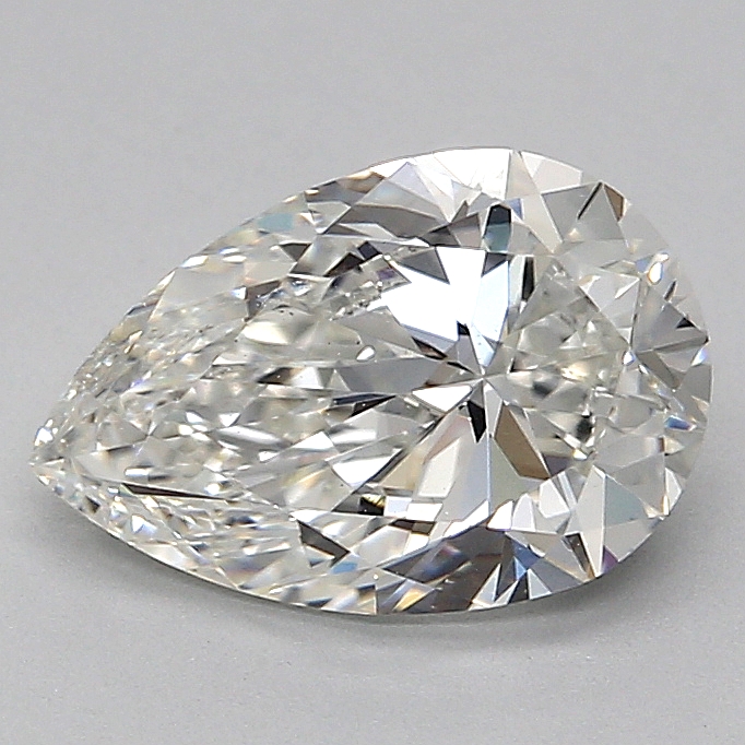 2.01 Carat Pear Cut Natural Diamond